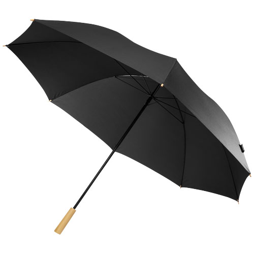 Větruodolný golfový deštník Romee 30'' z recyklovaného PET materiálu - Černá