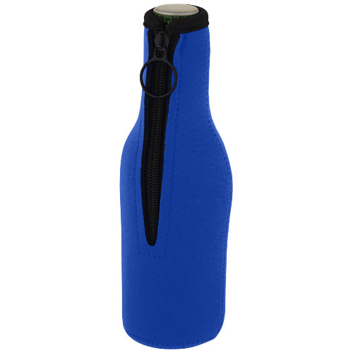 Pouzdro na lahve z recyklovaného neoprenu Fris - Světle modrá