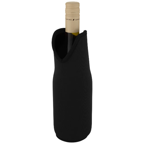 Pouzdro na víno z recyklovaného neoprenu Noun - Černá