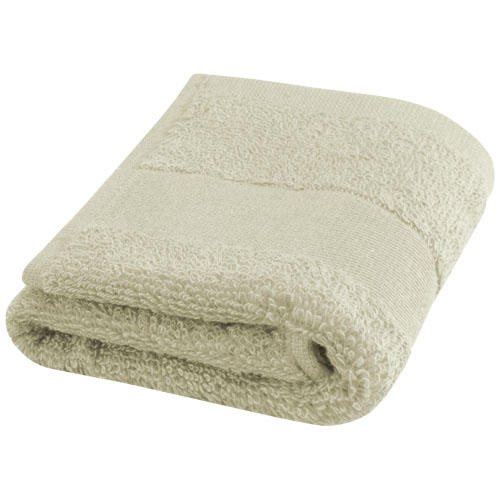 Bavlněný ručník 30x50 cm s gramáží 450 g/m² Sophia - Světle šedá