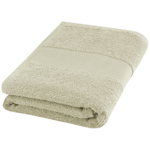 Bavlněný ručník 50x100 cm s gramáží 450 g/m² Charlotte - Světle šedá