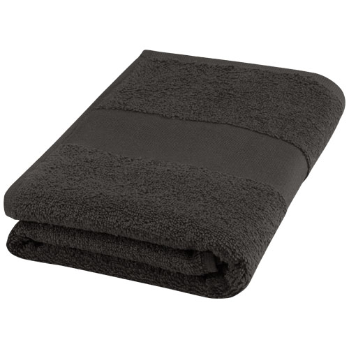 Bavlněný ručník 50x100 cm s gramáží 450 g/m² Charlotte - Anthracitová