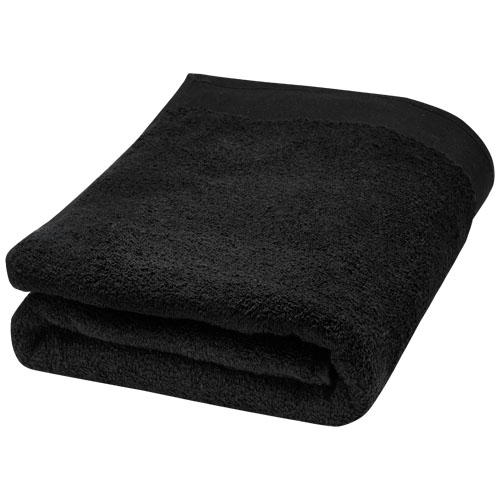 Bavlněný ručník 70x140 s gramáží 550 g/m² Ellie - Černá