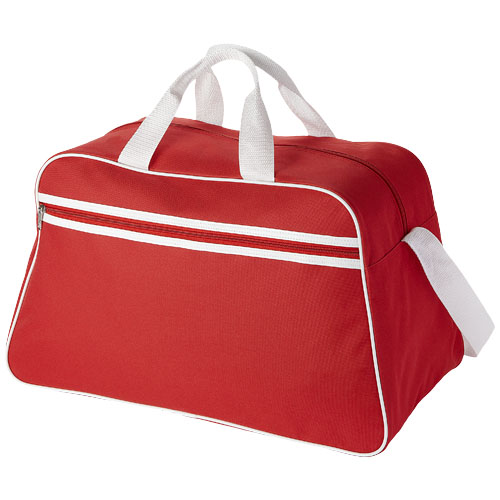 Sportovní taška San Jose - Červená / Bílá