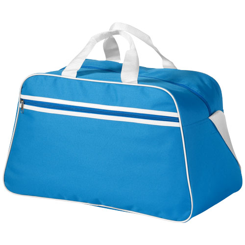 Sportovní taška San Jose - Modrá barva / Bílá