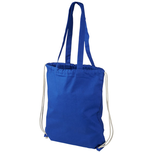 Elizo 240 g/m² bavlněný batoh se stahovací šňůrkou - Světle modrá