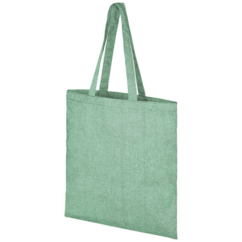 Pheebs nákupní taška ze směsi recyklované bavlny a polyesteru 150 g/m² - Vřesově zelená