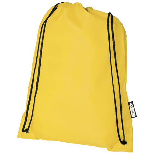 Oriole RPET šňůrkový batoh - Žlutá