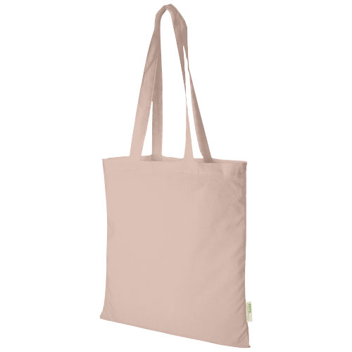 Orissa 100 g/m² GOTS nakupní taška z organické bavlny - Světle růžová