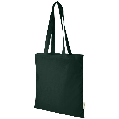 Orissa 100 g/m² GOTS nakupní taška z organické bavlny - Tmavě zelená