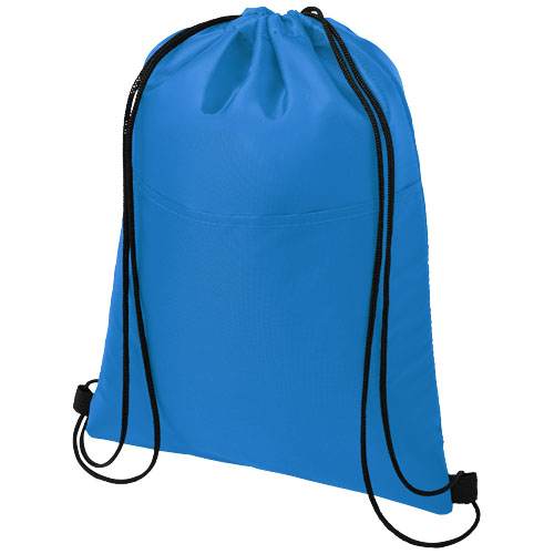 Oriole šňůrková chladicí taška na 12 plechovek - Modrá barva