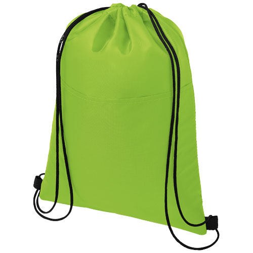 Oriole šňůrková chladicí taška na 12 plechovek - Limetka