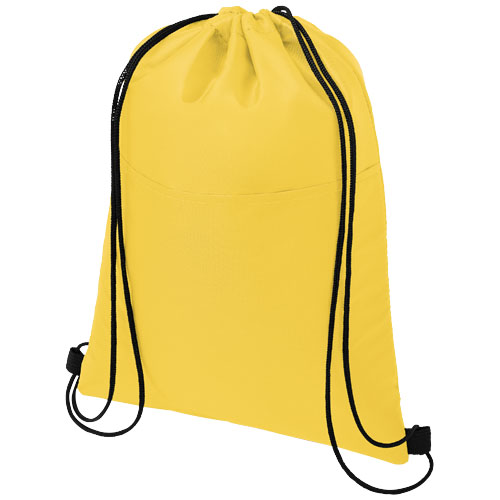 Oriole šňůrková chladicí taška na 12 plechovek - Žlutá