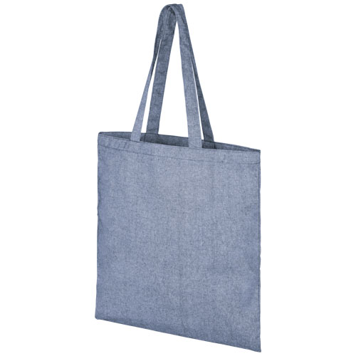 Pheebs nákupní taška ze směsi recyklované bavlny a polyesteru 210 g/m² - Vřesová modř