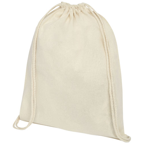 Oregon šňůrkový batoh z bavlny 140 g/m² - Přírodní