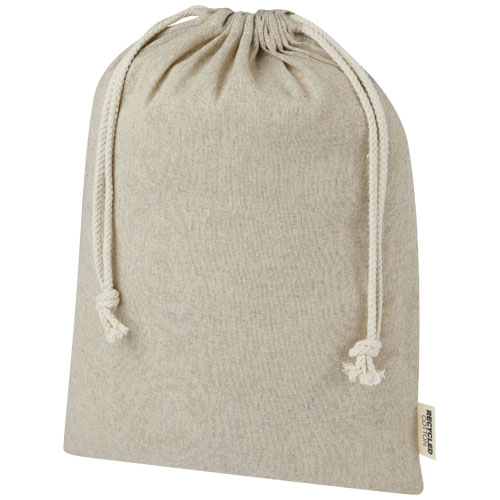 Dárková taška Pheebs z recyklované bavlny s gramáží 150 g/m² velká 4 l