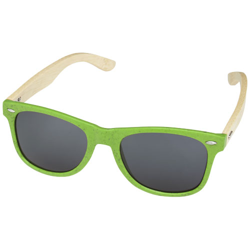Bambusové sluneční brýle Sun Ray - Limetkově zelená