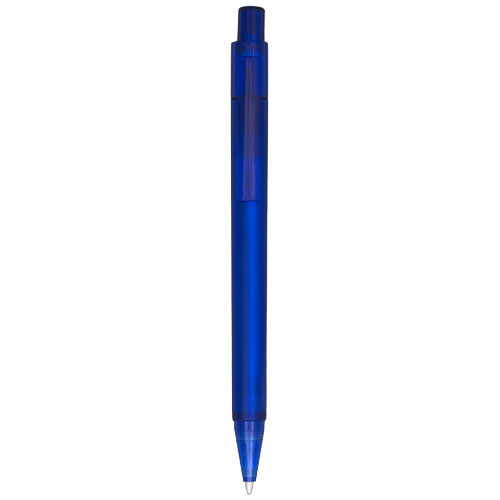 Kuličkové pero Calypso s efektem námrazy - Matná modrá