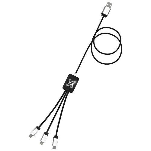 Snadno použitelný světelný kabel SCX.design C17 - Černá / Bílá