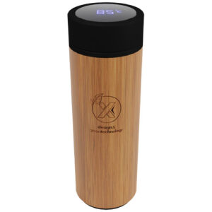 SCX.design D11 inteligentní bambusová láhev 500 ml - Dřevo