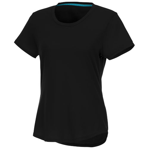 Recyklované dámské tričko s krátkým rukávem Jade - Černá, XS