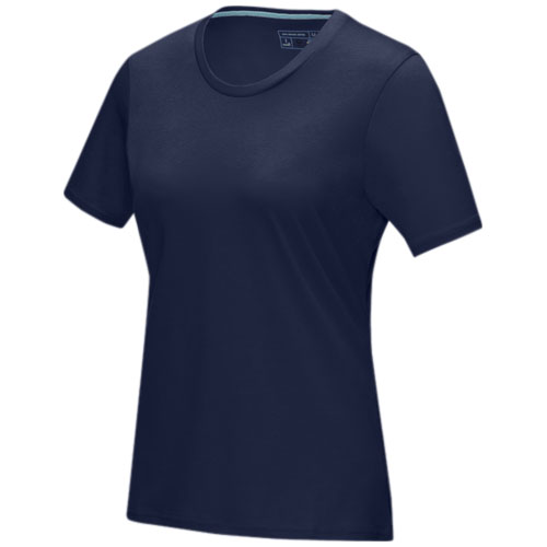 Azurite dámské tričko s krátkým rukávem z organického materiálu GOTS - Námořnická modř, XS