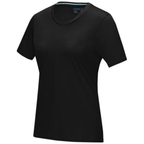 Azurite dámské tričko s krátkým rukávem z organického materiálu GOTS - Černá, XS
