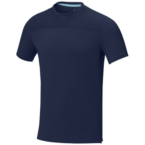Borax Pánské tričko cool fit z recyklátu GRS s krátkým rukávem - Námořnická modř, XS