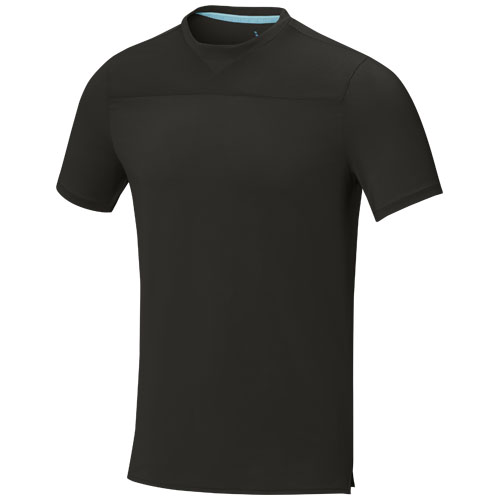 Borax Pánské tričko cool fit z recyklátu GRS s krátkým rukávem - Černá, XS