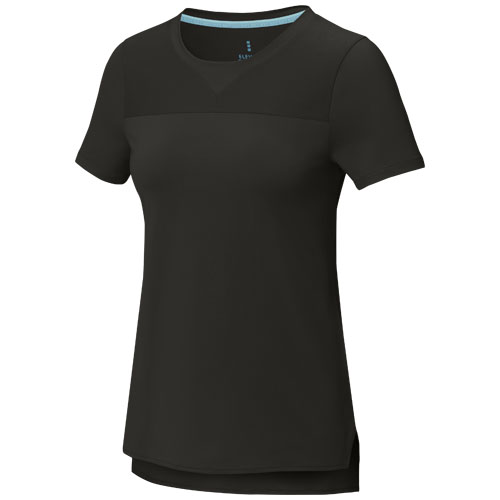 Borax Dámské tričko cool fit z recyklátu GRS s krátkým rukávem - Černá, XS