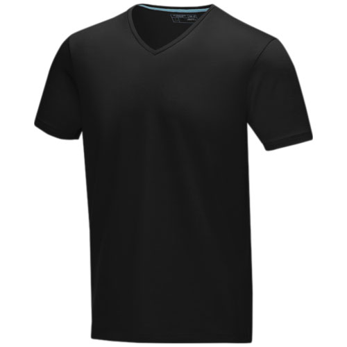 Pánské triko Kawartha s krátkým rukávem, organická bavlna - Černá, XS
