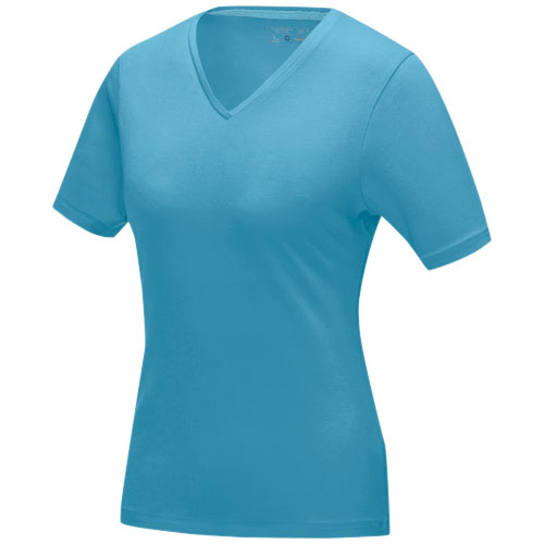 Dámské triko Kawartha s krátkým rukávem, organická bavlna - NXT modrá, XS