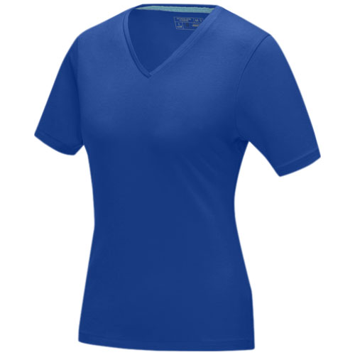 Dámské triko Kawartha s krátkým rukávem, organická bavlna - Modrá, XS
