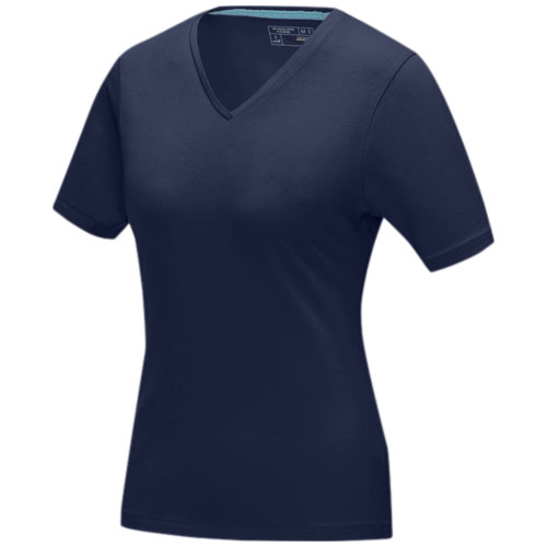 Dámské triko Kawartha s krátkým rukávem, organická bavlna - Námořnická modř, XS