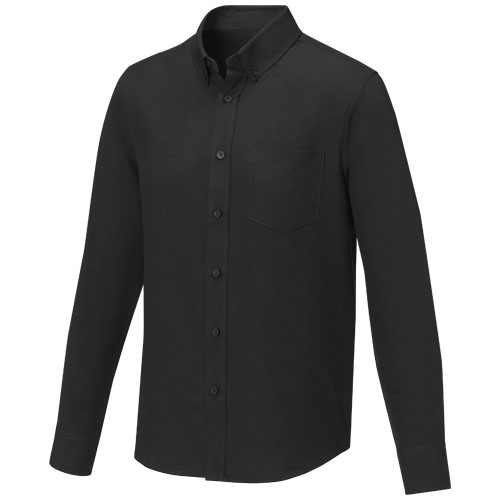 Pánská košile Pollux s dlouhým rukávem - Černá, XS