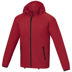 Lehká pánská bunda Dinlas - Červená, 3XL