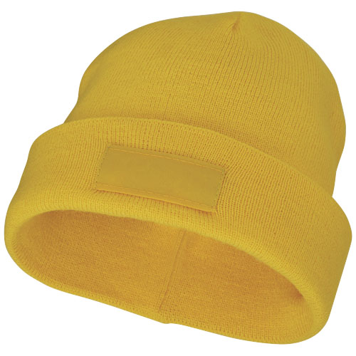 Čepice Boreas s políčkem na logo - Žlutá