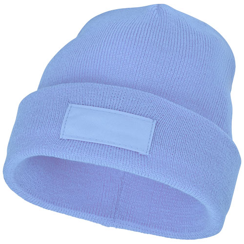 Čepice Boreas s políčkem na logo - Světle modrá
