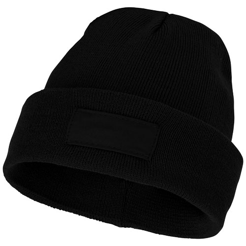 Čepice Boreas s políčkem na logo - Černá