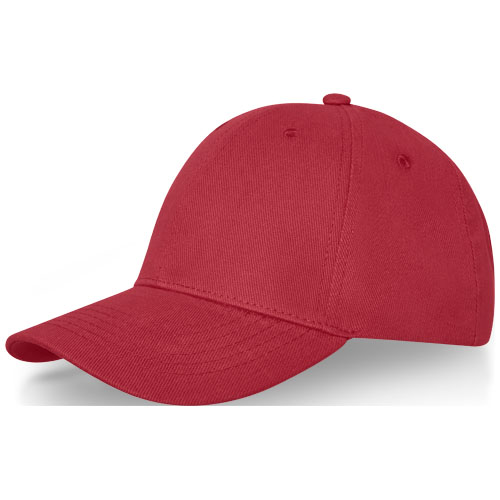 Davis 6panelová čepice - Červená