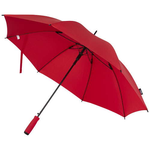 Deštník z recyklovaného PET plastu Niel s automatickým otevíráním, 23” - Červená
