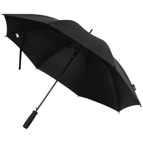 Deštník z recyklovaného PET plastu Niel s automatickým otevíráním, 23” - Černá