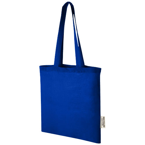 7l taška z recyklované bavlny Madras 140 g/m2 - Královská modrá