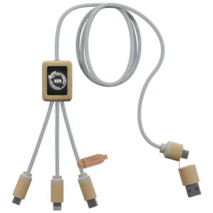 SCX.design C49 nabíjecí kabel 5 v 1 - Světle hnědá