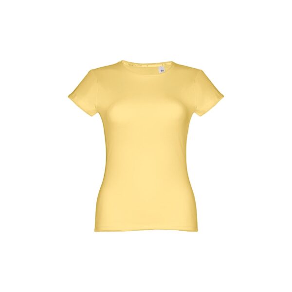 THC SOFIA. Dámské bavlněné tričko s páskem - Digitální žlutá, L