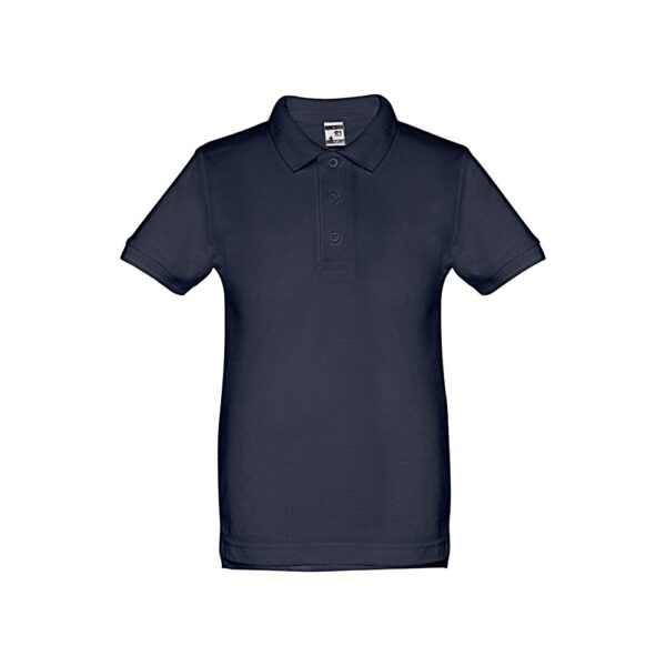 THC ADAM KIDS. Bavlněné polo tričko s krátkým rukávem pro děti (unisex) - Modrá, 10