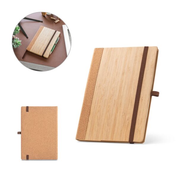 ORWELL. Zápisník A5 s tvrdými deskami z bambusu a korku