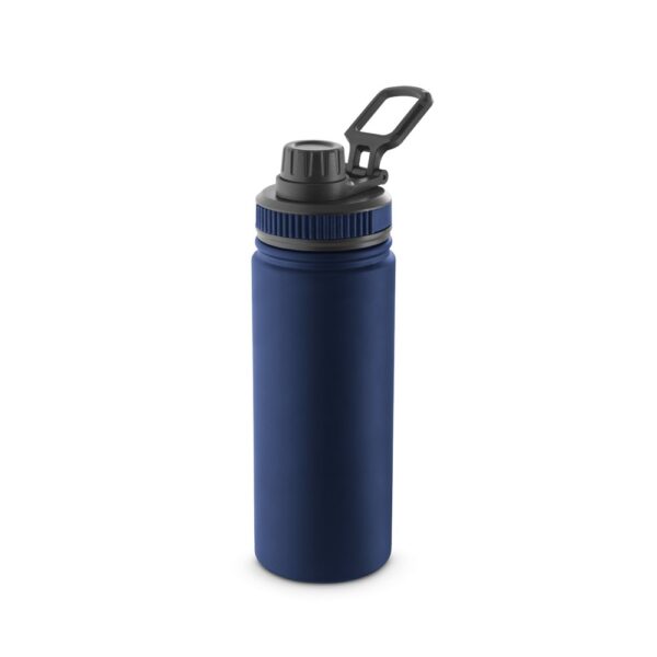 FEDERER. 90% recyklovaná hliníková láhev s PP uzávěrem - Námořnická modrá, 570 ml