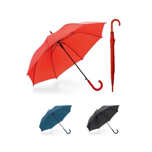 MICHAEL. Polyesterový deštník 190T s pogumovanou rukojetí
