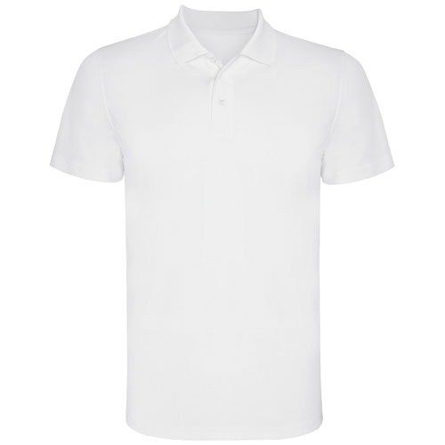 Monzha pánská sportovní polokošile s krátkým rukávem - Bílá, S
